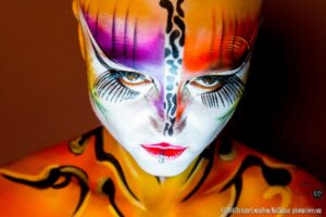 Facepainting : theme cirque du soleil
